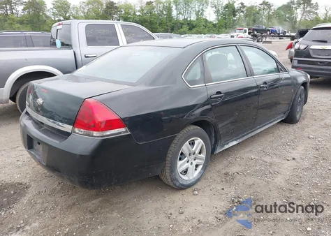 2010 Chevrolet Impala Ls из США, поврежденный, VIN 2G1WA5EN8A1114903